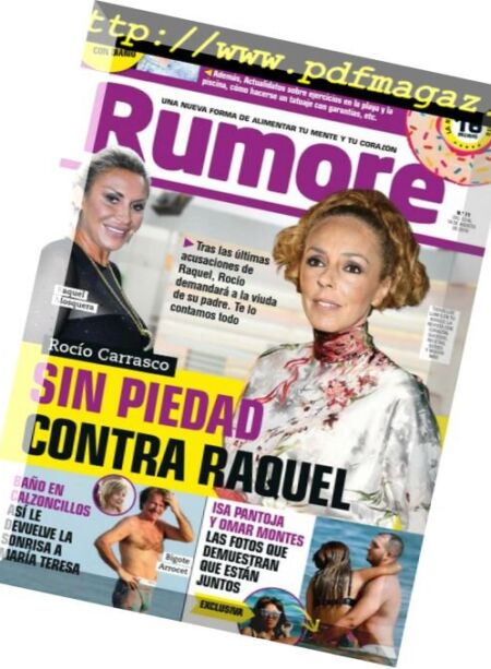 Rumore – 14 agosto 2018 Cover