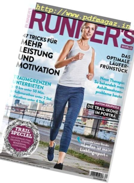 Runner’s World Germany – September 2018 Cover