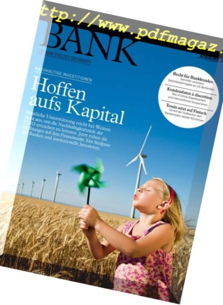 Schweizer Bank – September 2018 Cover