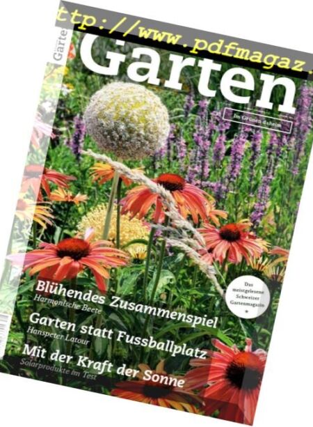 Schweizer Garten – August 2018 Cover