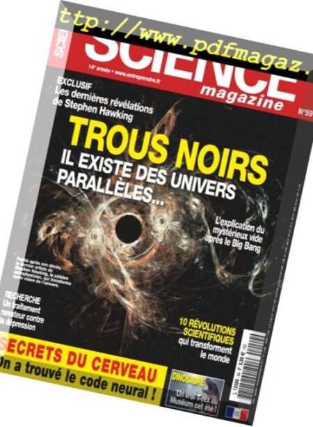 Science Magazine – aout 2018 Cover