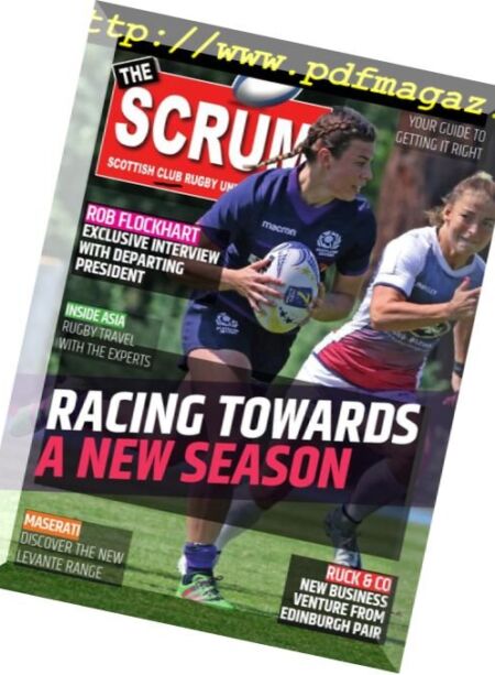 SCRUM Magazine – August 2018 Cover