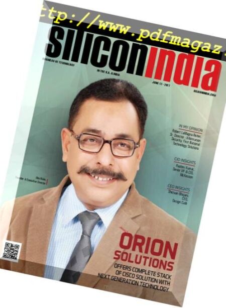Siliconindia India Edition – June 2017 Cover
