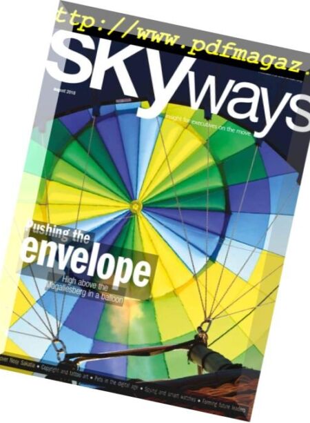 Skyways – August 2018 Cover