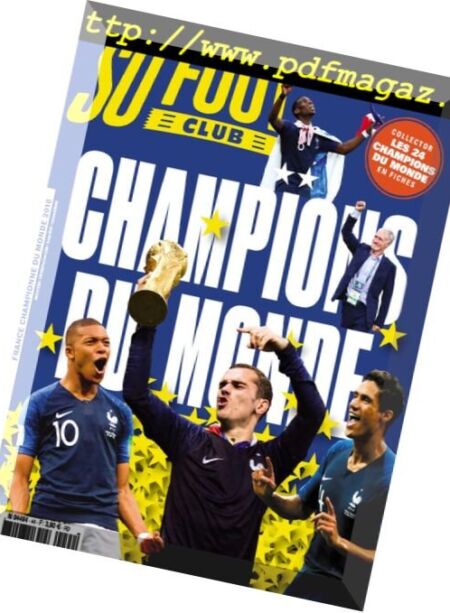 So Foot Club – aout 2018 Cover