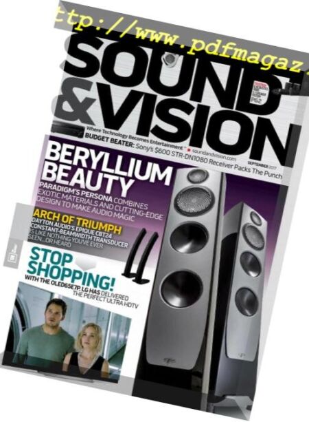 Sound & Vision – August 2017 Cover