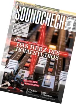 Soundcheck – September 2018