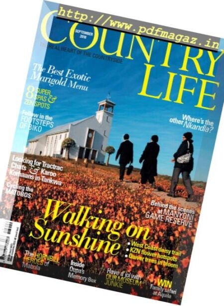 South African Country Life – September 2018 Cover