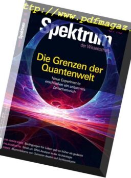 Spektrum der Wissenschaft – August 2018