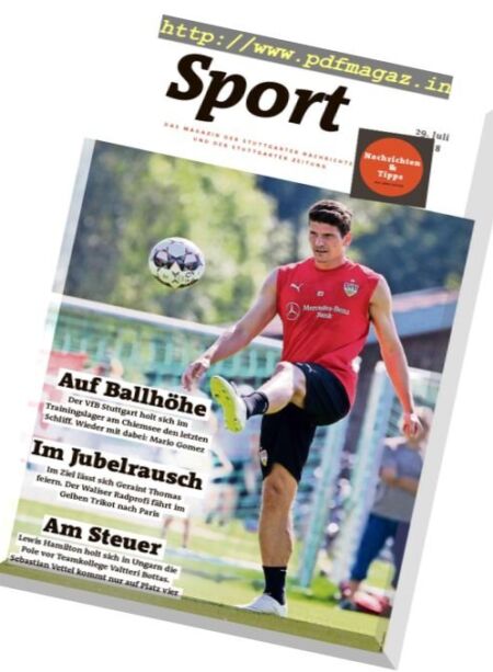 Sport Magazin – 29 Juli 2018 Cover