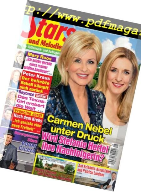 Stars und Melodien – August-September 2018 Cover