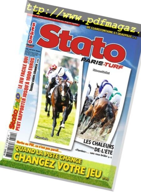 Stato Turf – aout 2018 Cover