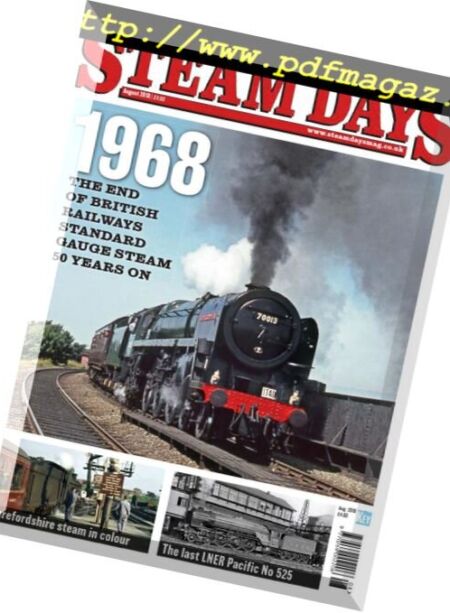 Steam Days – August 2018 Cover