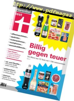 Stiftung Warentest Test – August 2018
