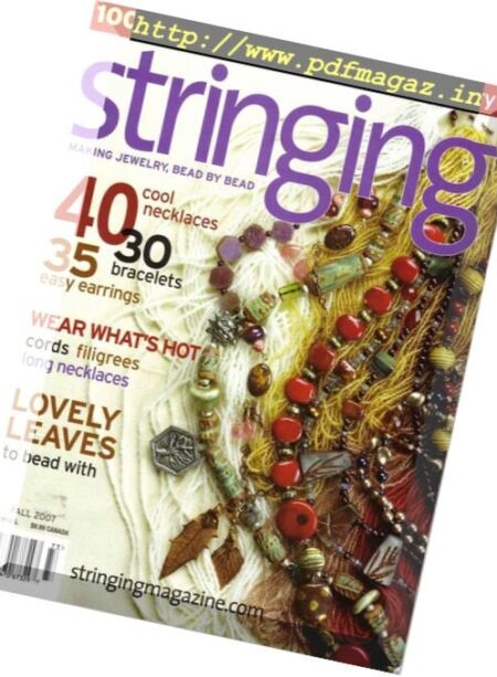 Stringing – Fall 2007 Cover