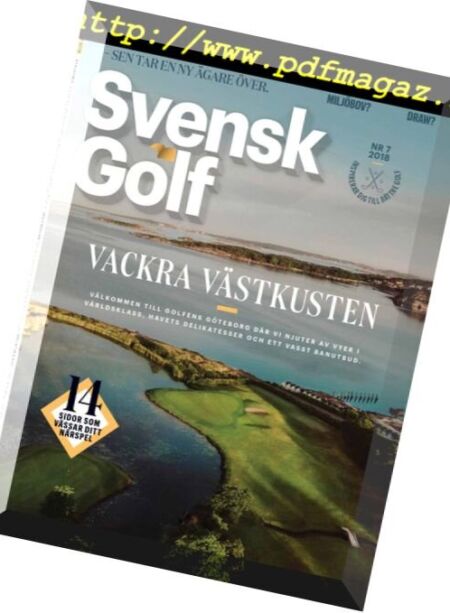 Svensk Golf – juli 2018 Cover