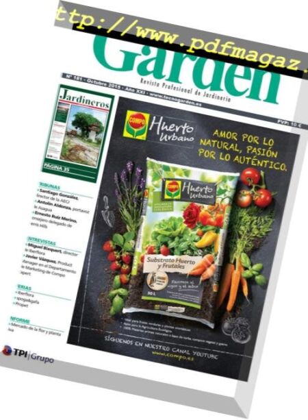 Tecnogarden – octubre 2015 Cover