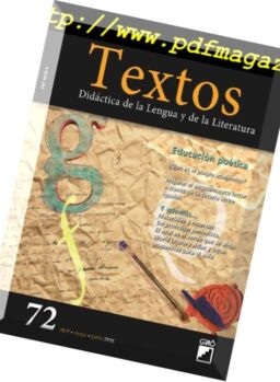 Textos. Didactica de la Lengua y la Literatura – abril 2016