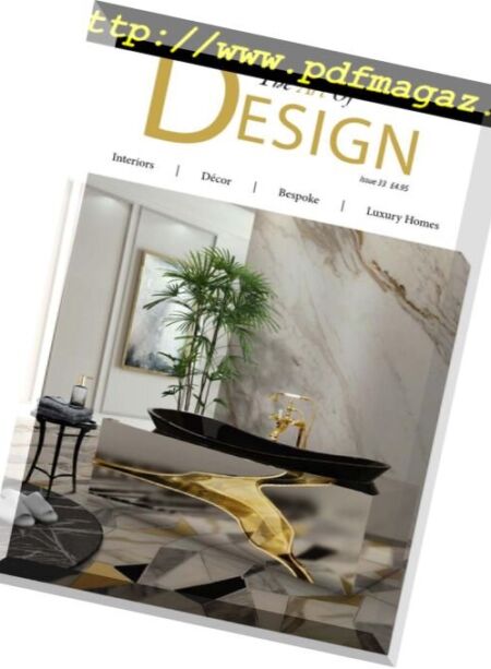 The Art Of Design – Issue 33, 2018 Cover