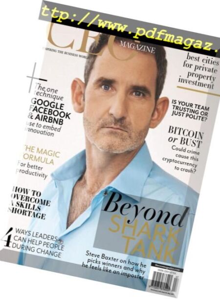 The CEO Magazine Australia & New Zealand – April 2017 Cover