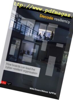 The Economist (Intelligence Unit) – Decode resiliency, How boards can lead the cyber-resilient organisation (2018)