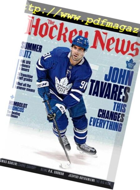 The Hockey News – August 20, 2018 Cover