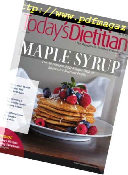 Today’s Dietitian – July 2018 Cover