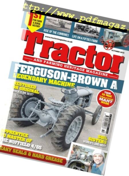 Tractor & Farming Heritage Magazine – October 2018 Cover