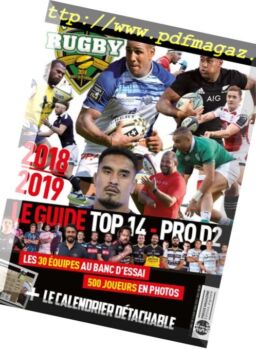 Univers du Rugby – aout 2018
