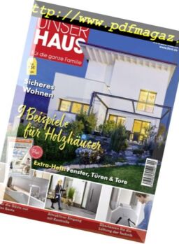 Unser Haus – August-September 2018