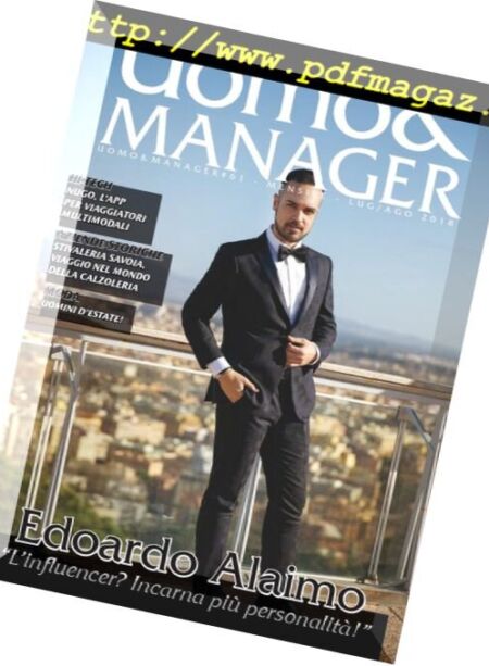 Uomo & Manager – Luglio-Agosto 2018 Cover