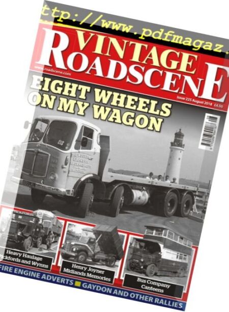 Vintage Roadscene – August 2018 Cover