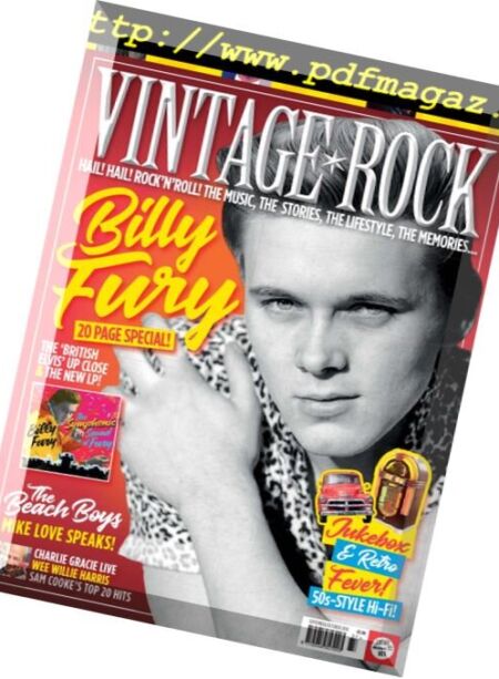 Vintage Rock – August 2018 Cover