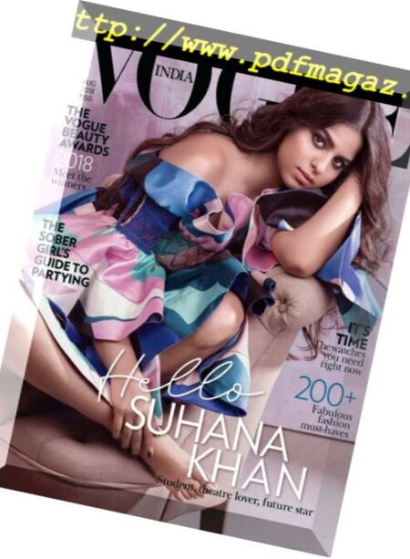 Vogue India – August 2018 Cover