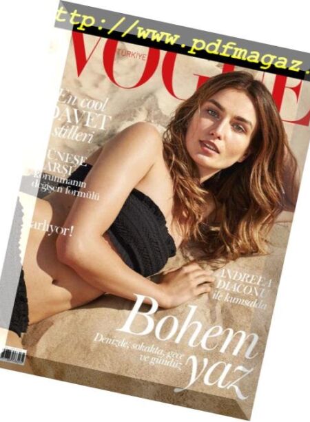 Vogue Turkey – Mayis 2016 Cover