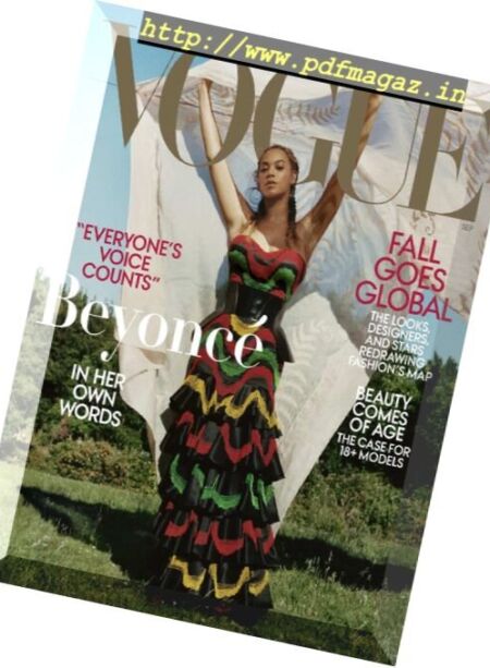 Vogue USA – September 2018 Cover