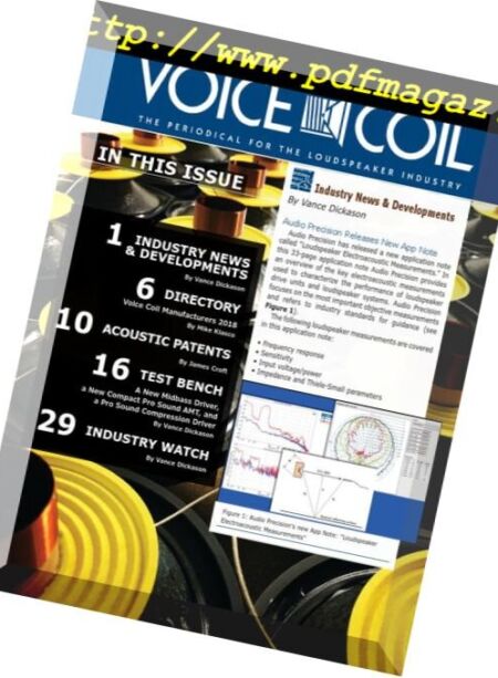 Voice Coil – September 2018 Cover