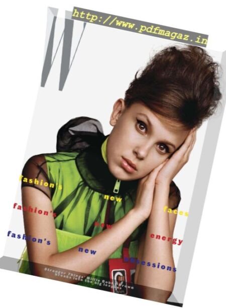 W Magazine – August 2018 Cover