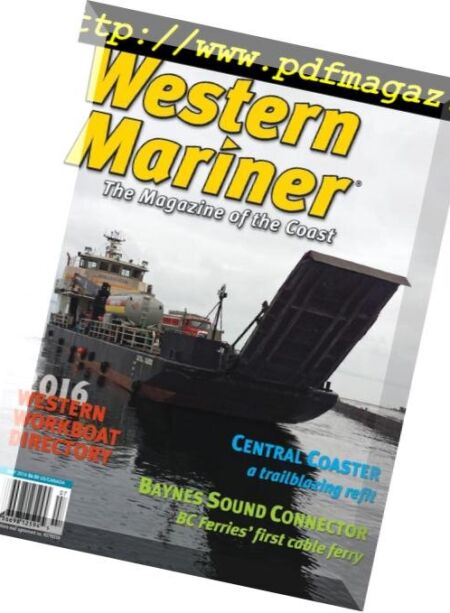 Western Mariner – July 2016 Cover