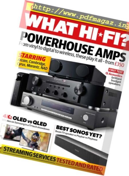 What Hi-Fi UK – September 2018 Cover