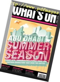 What’s On Abu Dhabi – July 2016