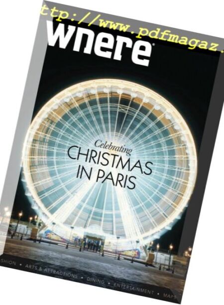 Where Paris – November 2016 Cover