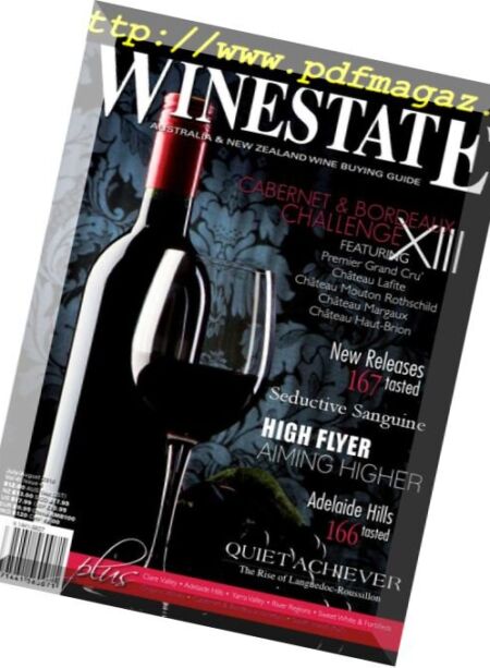 Winestate Magazine – July 2018 Cover