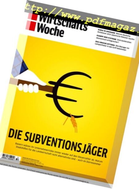 Wirtschaftswoche – 04. August 2018 Cover