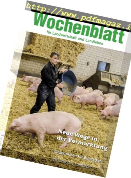 Wochenblatt – 14 August 2018 Cover