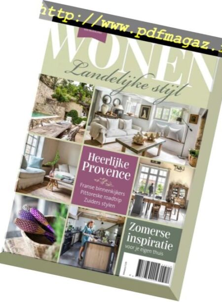 Wonen Landelijke Stijl – juli 2018 Cover