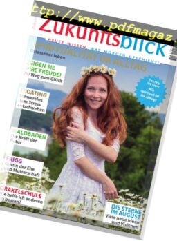 Zukunftsblick – August 2018