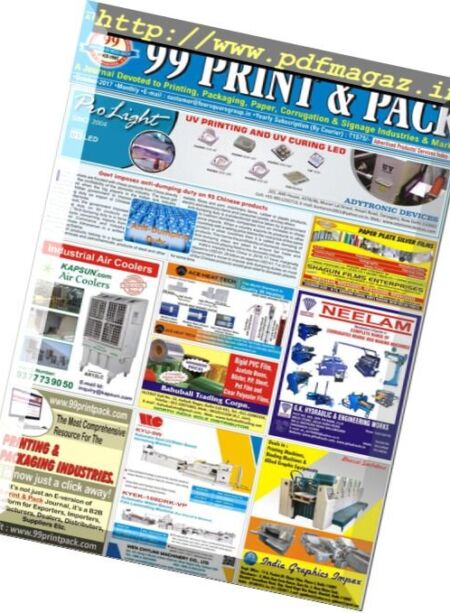 99 Print & Pack – October 2017 Cover