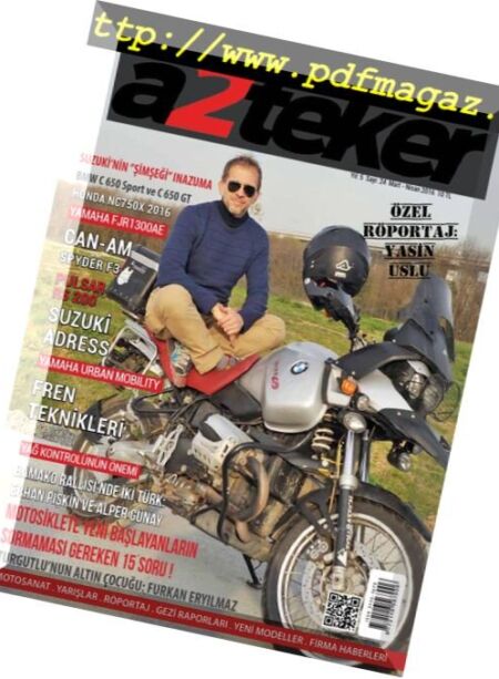 A2Teker – Mayis 2016 Cover