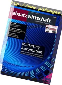 Absatzwirtschaft – Marz 2013
